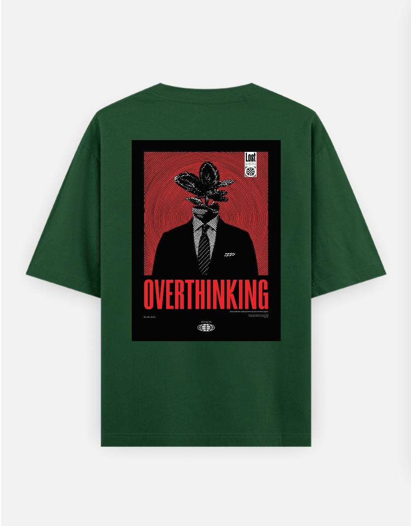 Minimal graphic T-shirt Oversized T-shirt (Back print) by @_tamang_vibes_