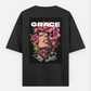 Minimal graphic T-shirt Oversized T-shirt (Back print) by @_tamang_vibes_