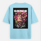 Minimal graphic T-shirt Oversized T-shirt (Back print) by @_tamang_vibes_
