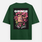 Minimal graphic T-shirt Oversized T-shirt (Back print) by @_tamang_vibes_