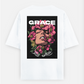 Minimal graphic T-shirt Oversized T-shirt (Back print) by @_tamang_vibes_