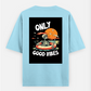 Minimal graphic T-shirt Oversized T-shirt (Back print) by @_tamang_vibes_