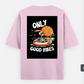 Minimal graphic T-shirt Oversized T-shirt (Back print) by @_tamang_vibes_