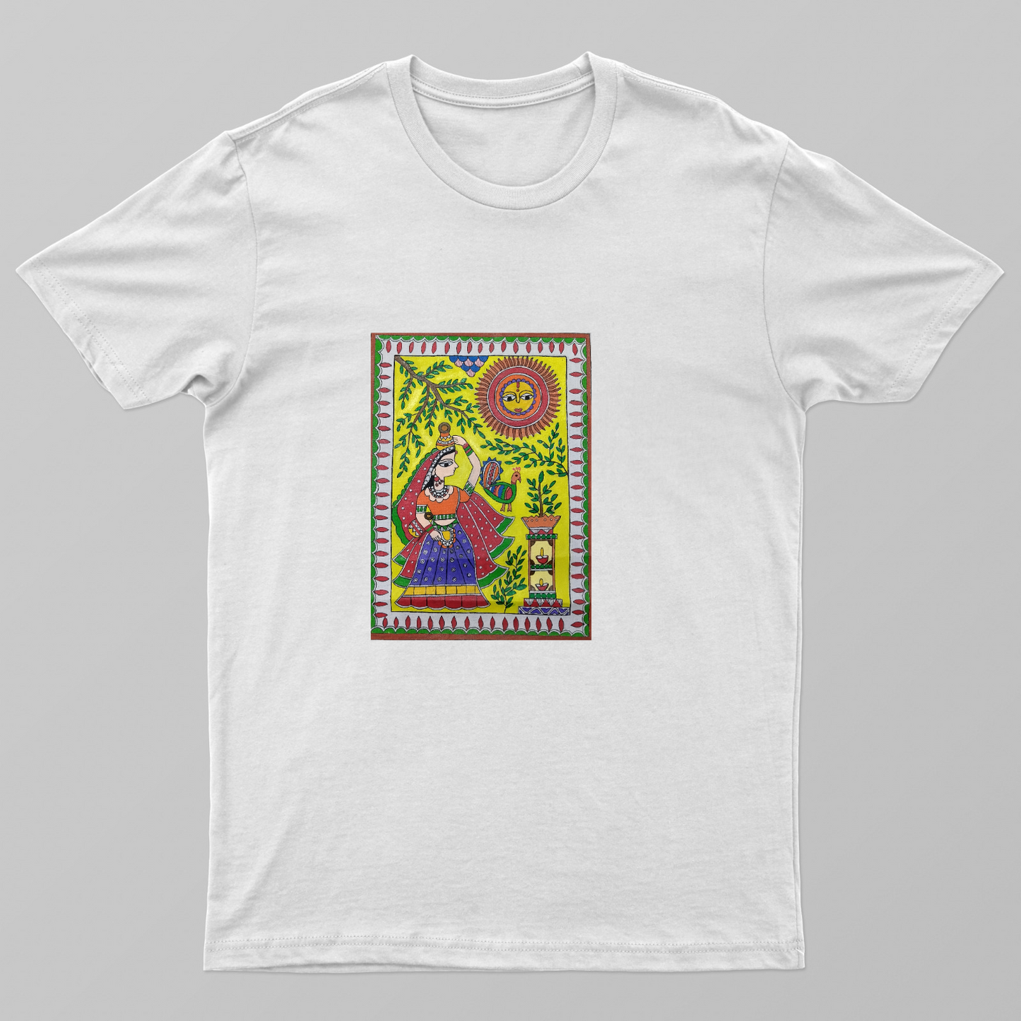 A village scene theme Unisex T-shirt by Antara Verma