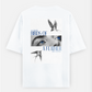 Minimal aesthetic T-shirt Oversized T-shirt (Back print) by @_tamang_vibes_