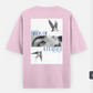 Minimal aesthetic T-shirt Oversized T-shirt (Back print) by @_tamang_vibes_