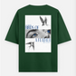 Minimal aesthetic T-shirt Oversized T-shirt (Back print) by @_tamang_vibes_