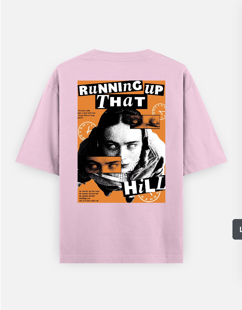 Stranger things T-shirt Oversized T-shirt (Back print) by @_tamang_vibes_