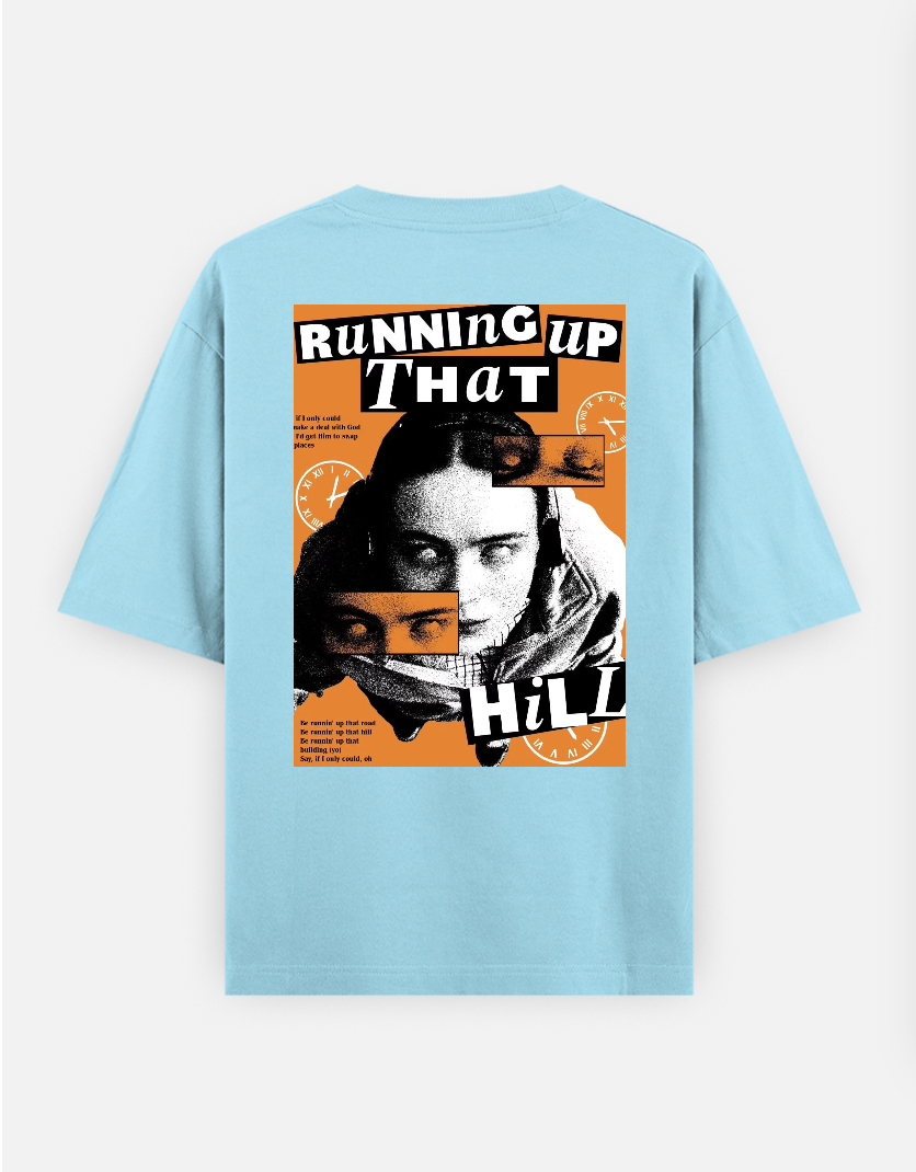 Stranger things T-shirt Oversized T-shirt (Back print) by @_tamang_vibes_