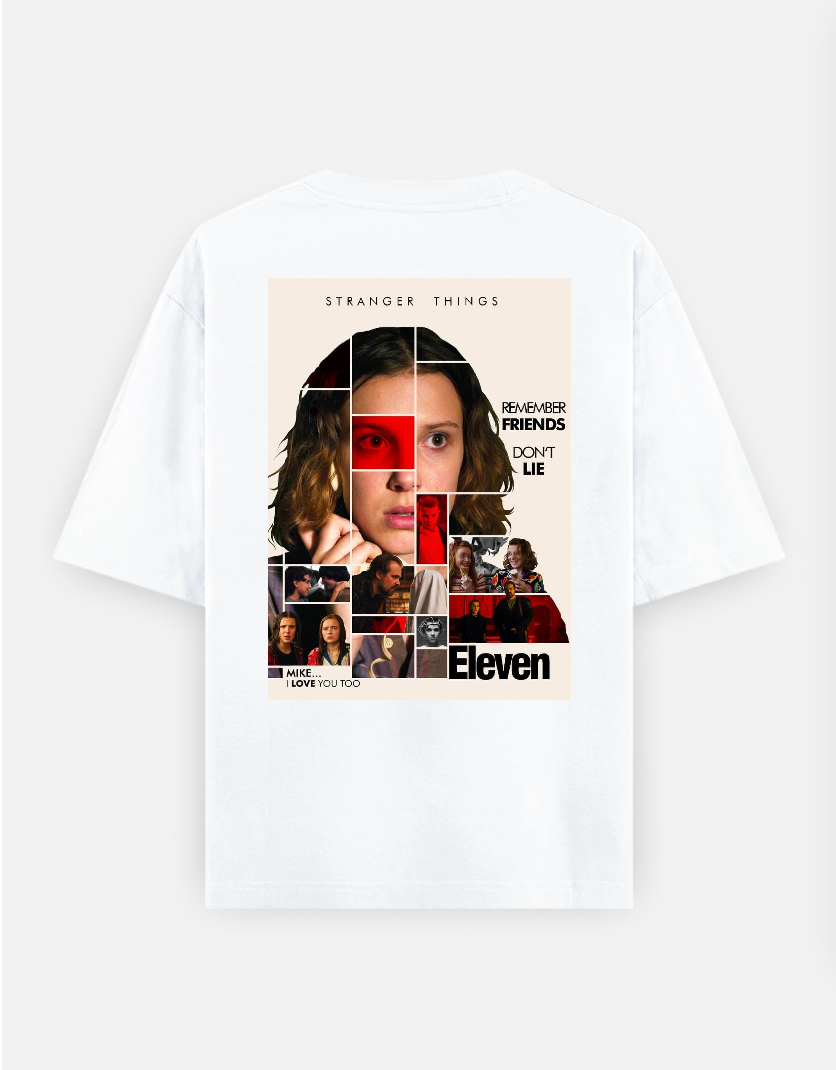 Stranger things T-shirt Oversized T-shirt (Back print) by @_tamang_vibes_