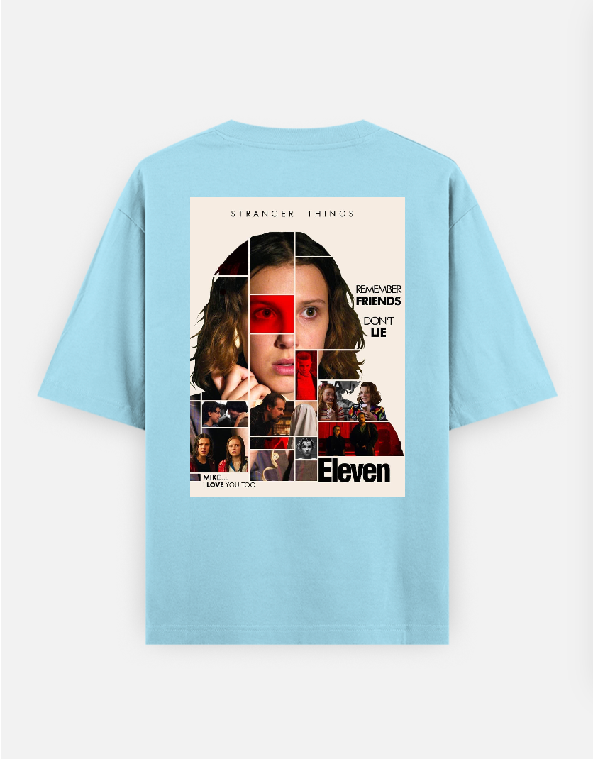 Stranger things T-shirt Oversized T-shirt (Back print) by @_tamang_vibes_