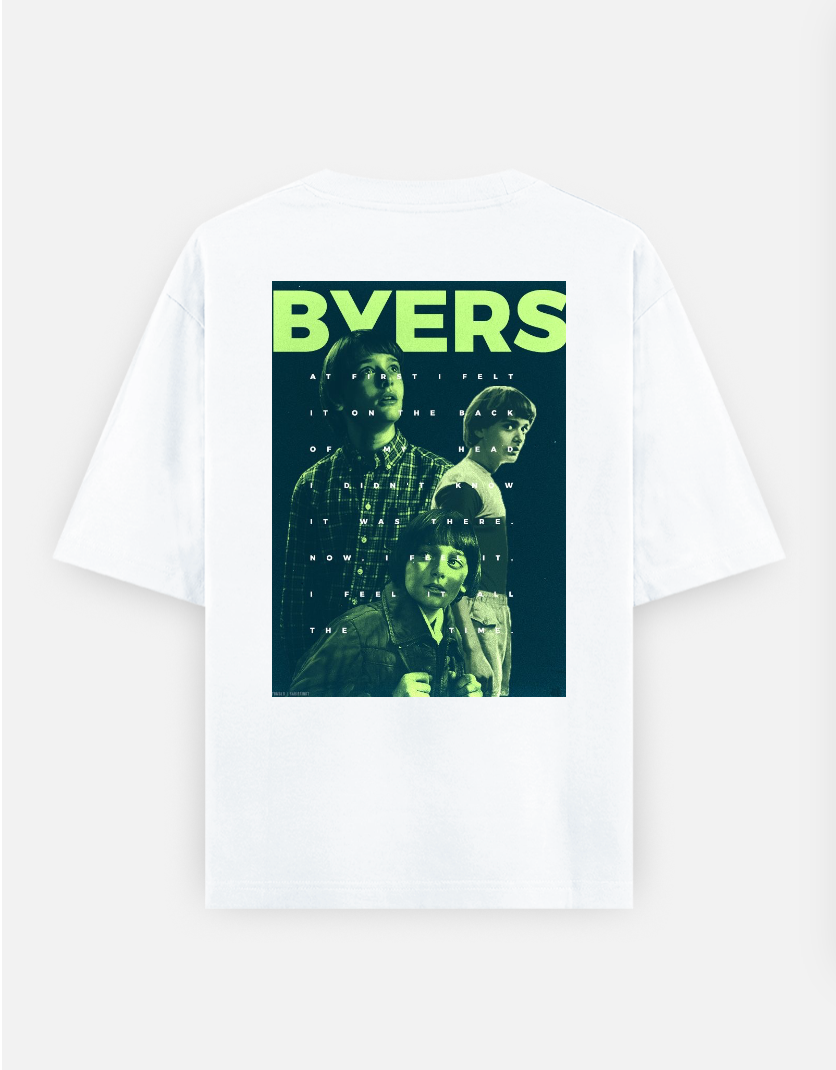 Stranger things T-shirt Oversized T-shirt (Back print) by @_tamang_vibes_