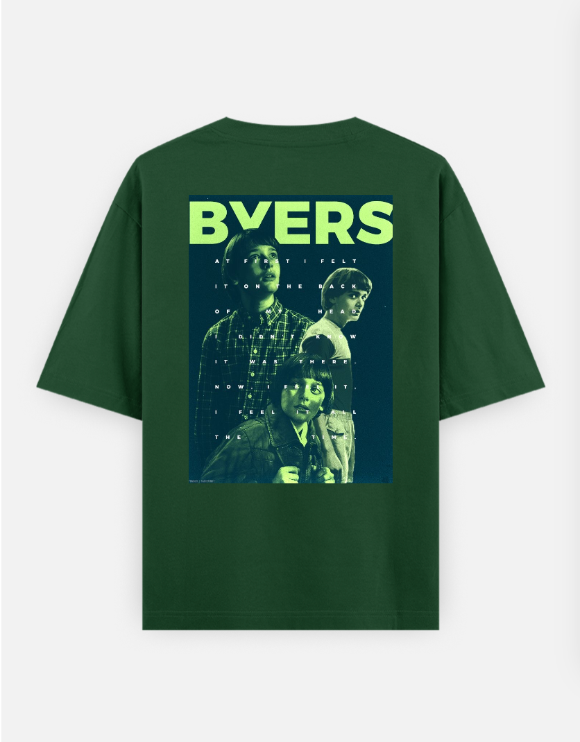 Stranger things T-shirt Oversized T-shirt (Back print) by @_tamang_vibes_