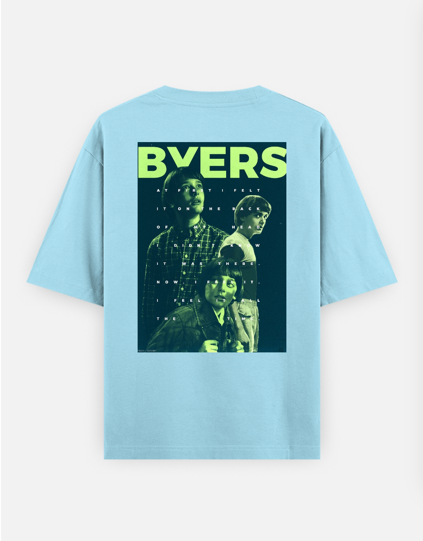 Stranger things T-shirt Oversized T-shirt (Back print) by @_tamang_vibes_
