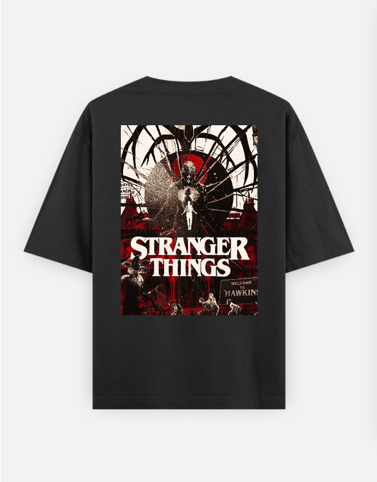 Stranger things T-shirt Oversized T-shirt (Back print) by @_tamang_vibes_