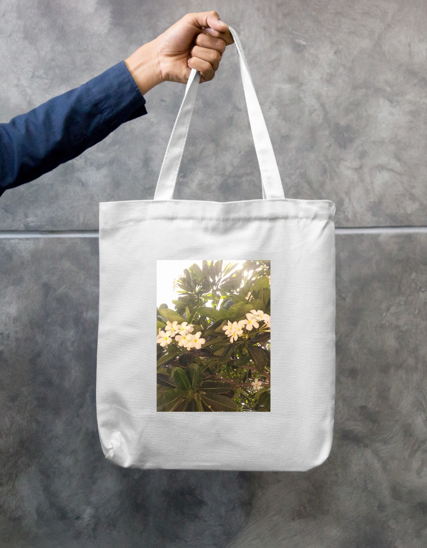 Flower tote bag Zipper Tote Bag by @hvparmar_10