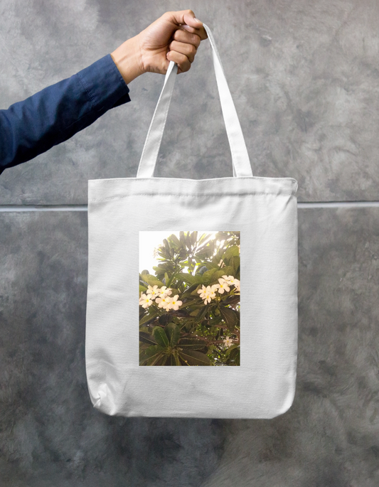 Flower tote bag Zipper Tote Bag by @hvparmar_10