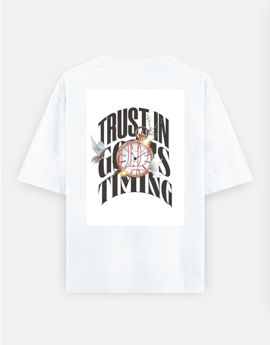 Time is precious T-shirt Oversized T-shirt (Back print) by @_tamang_vibes_