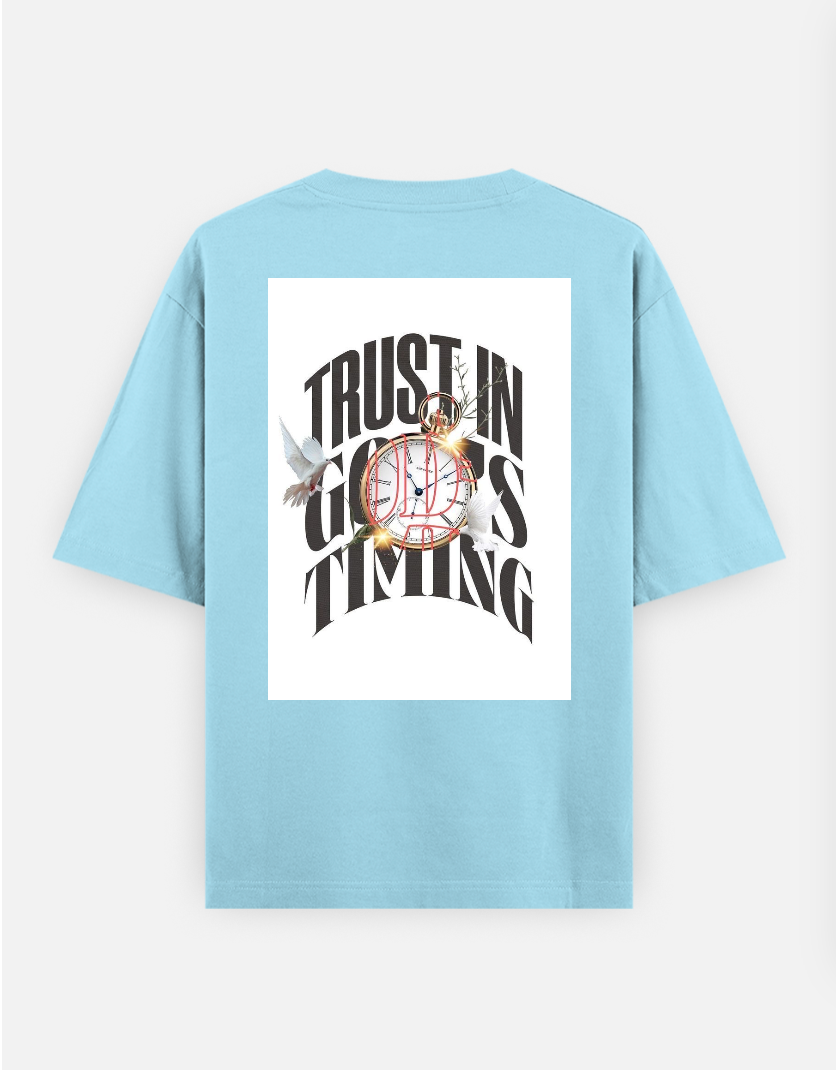 Time is precious T-shirt Oversized T-shirt (Back print) by @_tamang_vibes_