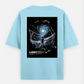Space T-shirt Oversized T-shirt (Back print) by @_tamang_vibes_