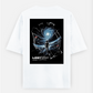Space T-shirt Oversized T-shirt (Back print) by @_tamang_vibes_