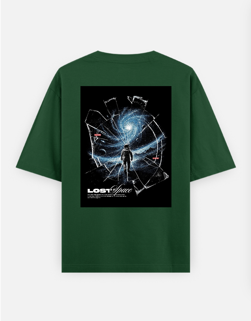 Space T-shirt Oversized T-shirt (Back print) by @_tamang_vibes_