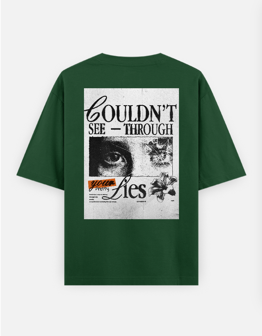 Breakup oversize T-shirt Oversized T-shirt (Back print) by @_tamang_vibes_