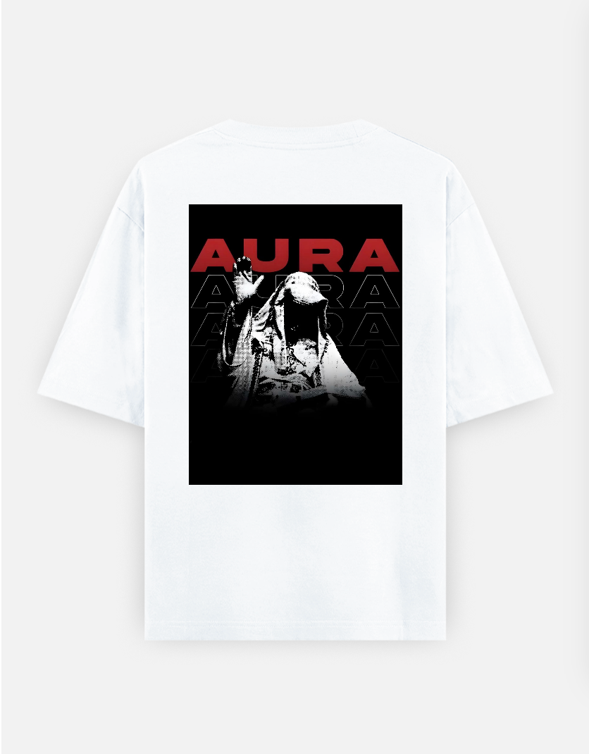 Aura minimal oversize T-shirt Oversized T-shirt (Back print) by @_tamang_vibes_