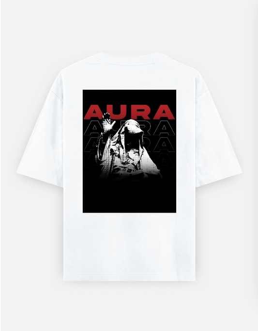 Aura minimal oversize T-shirt Oversized T-shirt (Back print) by @_tamang_vibes_