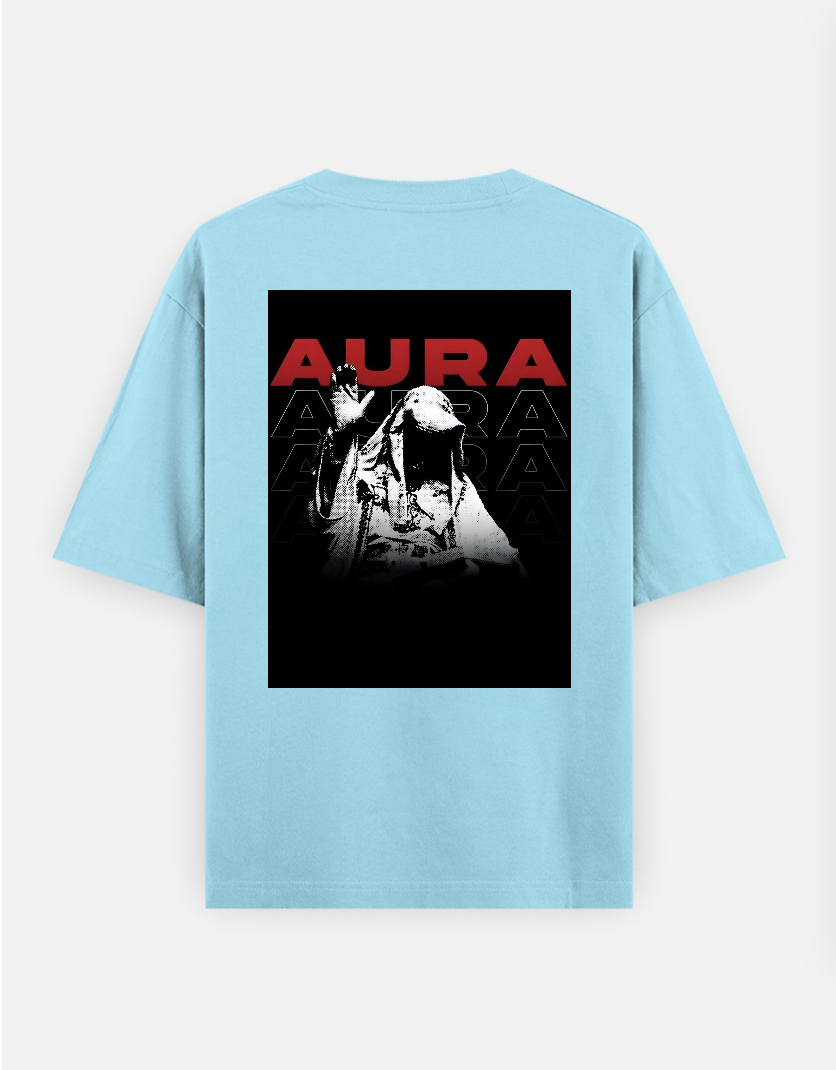 Aura minimal oversize T-shirt Oversized T-shirt (Back print) by @_tamang_vibes_