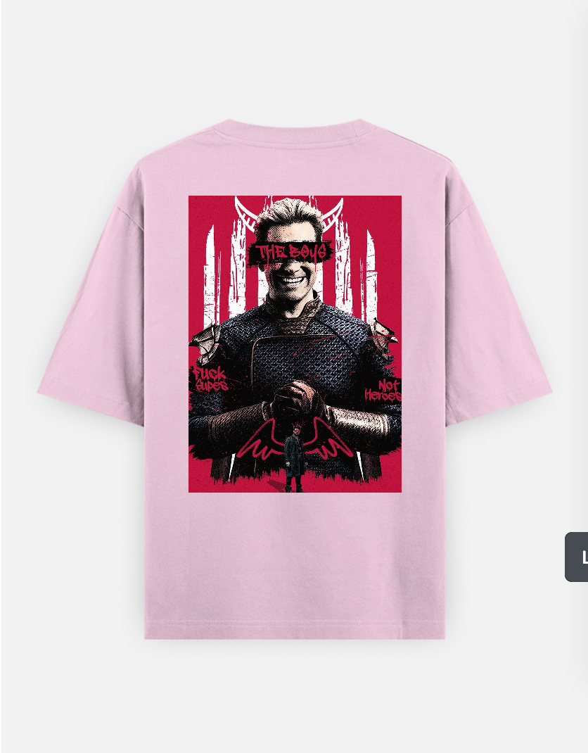 The boys T-shirt Oversized T-shirt (Back print) by @_tamang_vibes_