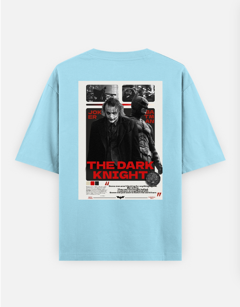 Batman T-shirt Oversized T-shirt (Back print) by @_tamang_vibes_