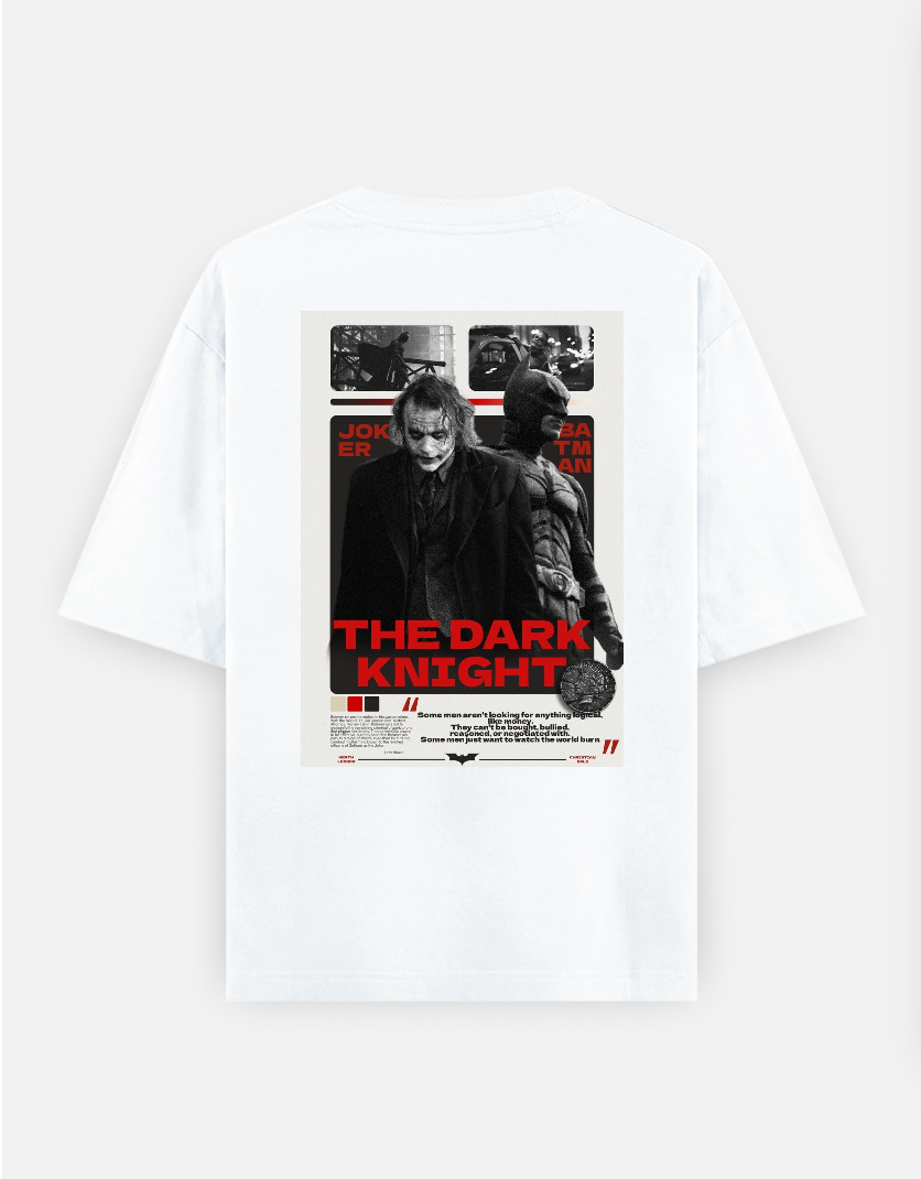 Batman T-shirt Oversized T-shirt (Back print) by @_tamang_vibes_