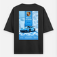 Car themed T-shirt Oversized T-shirt (Back print) by @_tamang_vibes_