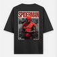 Spider man graphic T-shirt Oversized T-shirt (Back print) by @_tamang_vibes_