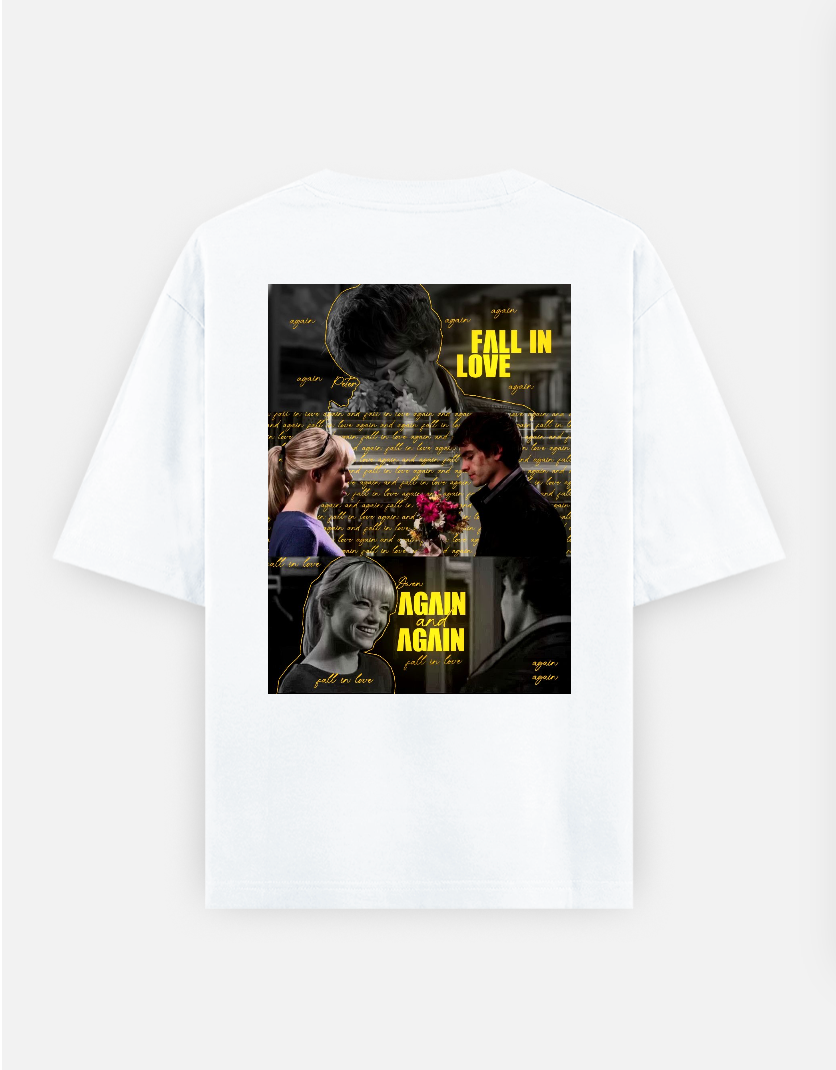 Spider man graphic T-shirt Oversized T-shirt (Back print) by @_tamang_vibes_