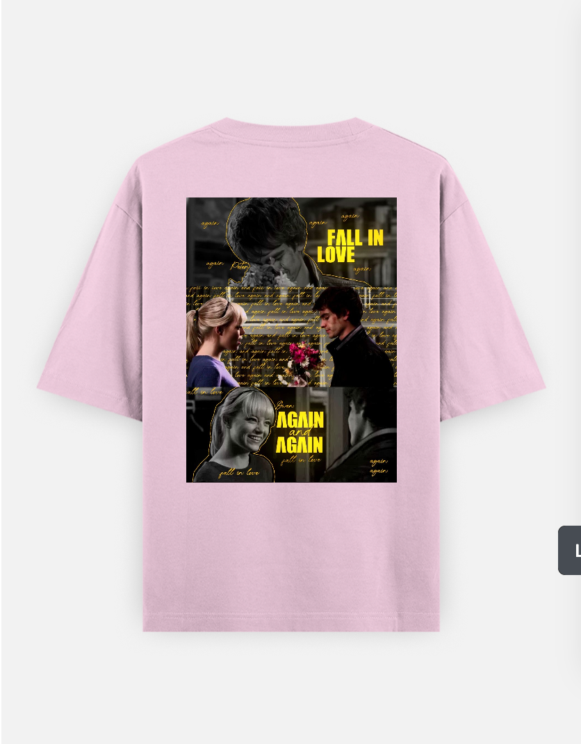 Spider man graphic T-shirt Oversized T-shirt (Back print) by @_tamang_vibes_