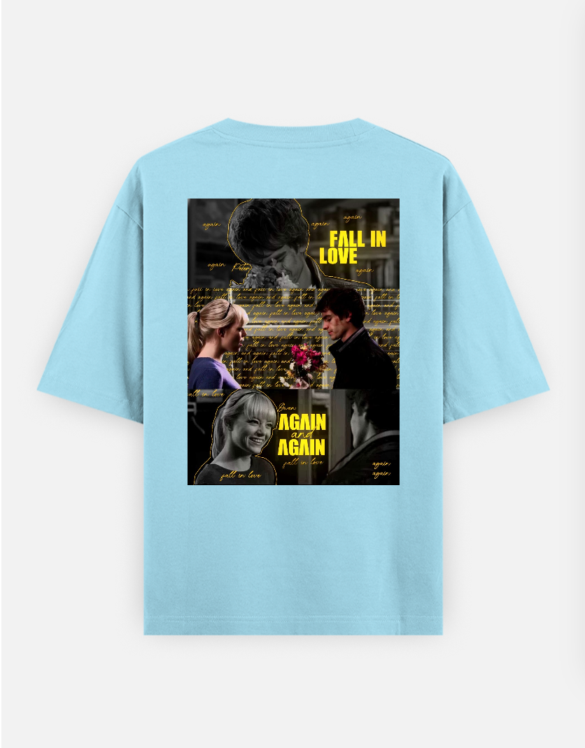 Spider man graphic T-shirt Oversized T-shirt (Back print) by @_tamang_vibes_