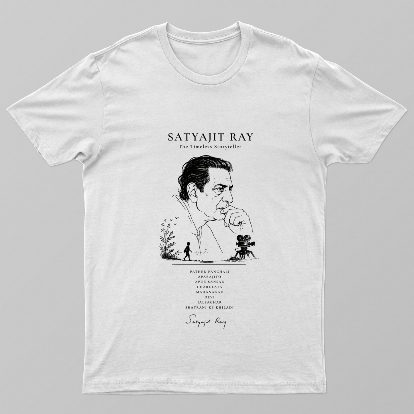 Satyajit Ray T Shirt Unisex T-shirt by @rd_digital_store