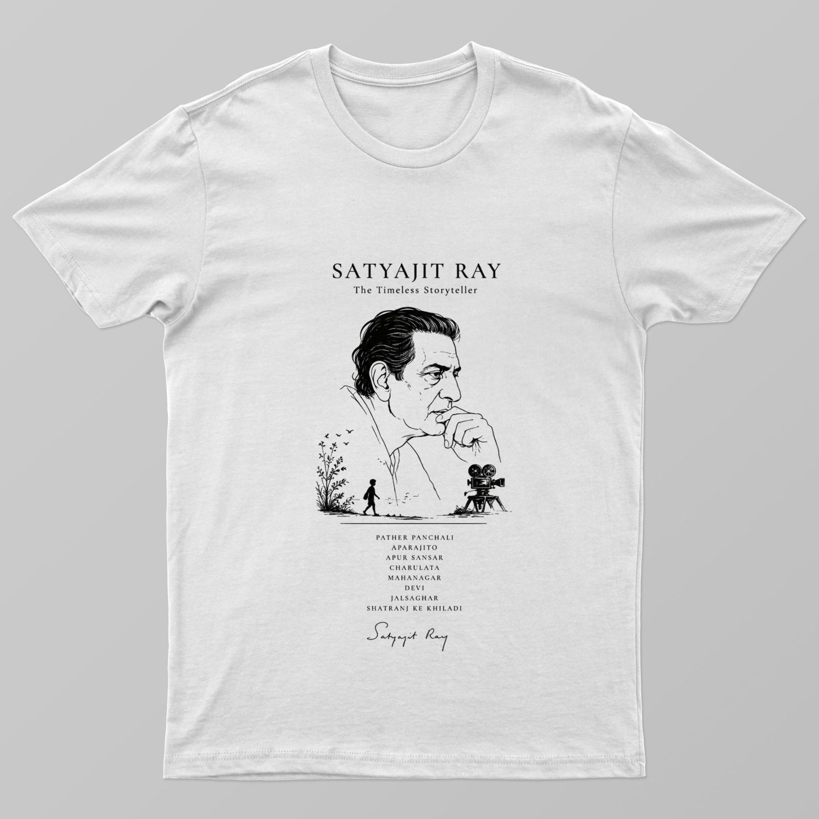 Satyajit Ray T Shirt Unisex T-shirt by @rd_digital_store