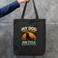 For dog lovers Zipper Tote Bag by @patarkrishnapatar