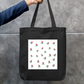 Floral Tote Bag Zipper Tote Bag by Kavya M A
