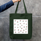 Floral Tote Bag Zipper Tote Bag by Kavya M A