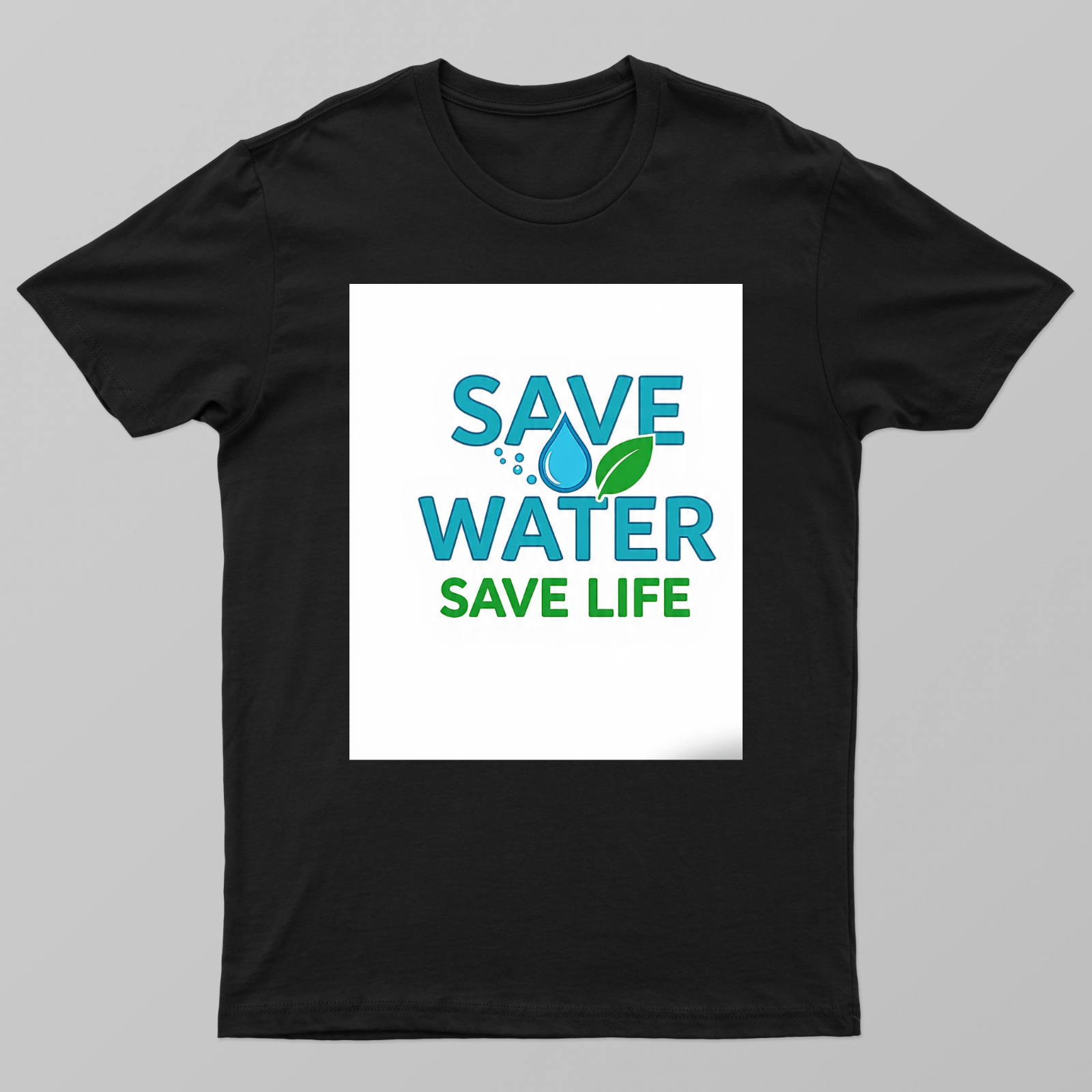 Save  water save life Unisex T-shirt by @simi123