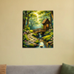 Beyond the Wooden Bridge 16"x20" Canvas Poster by Solo Lotus