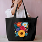 Flora Tote Bag Everyday Large Tote Bag by @rd_digital_store