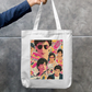 SRK Tote Bag Zipper Tote Bag by @rd_digital_store