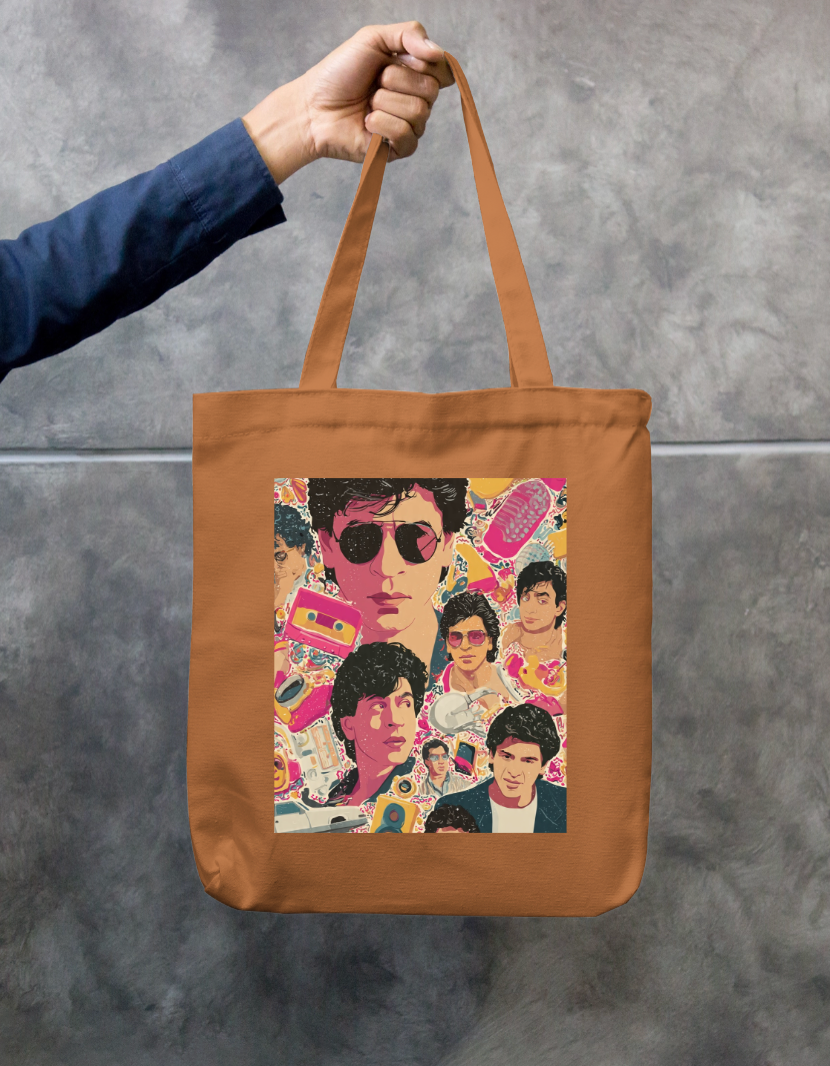 SRK Tote Bag Zipper Tote Bag by @rd_digital_store