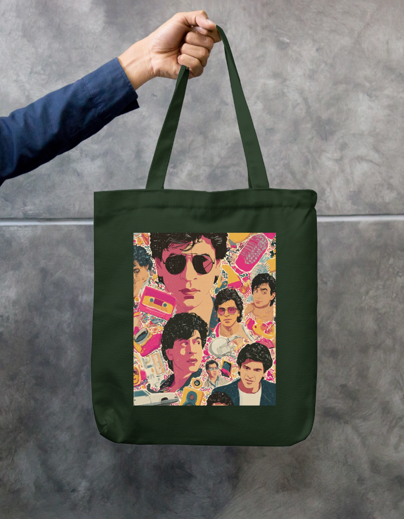 SRK Tote Bag Zipper Tote Bag by @rd_digital_store