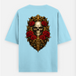 Crazy ghost Skull Printed T-Shirt Oversized T-shirt (Back print) by @someone_draws69